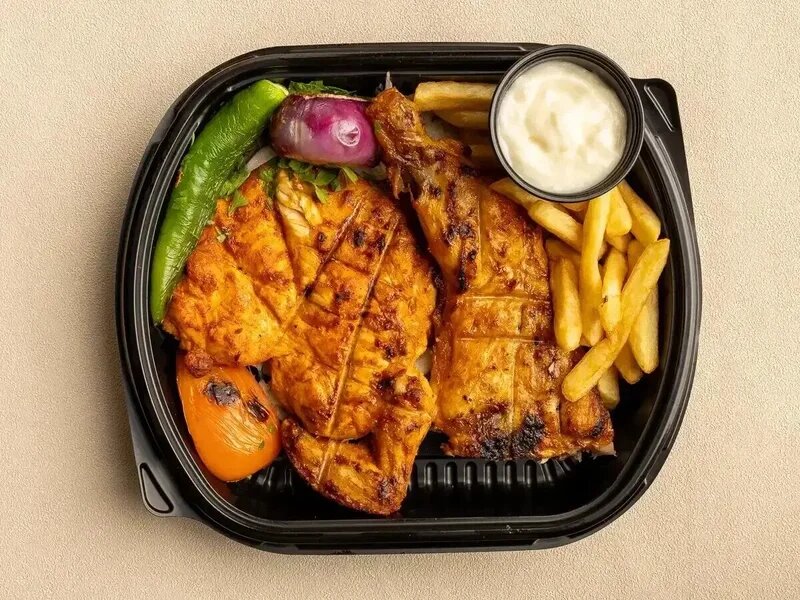 Half Grilled Chicken