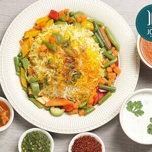 برياني خضار بنكهة حيدر آبادية