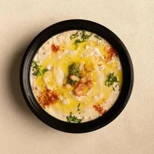 فول بالطحينة