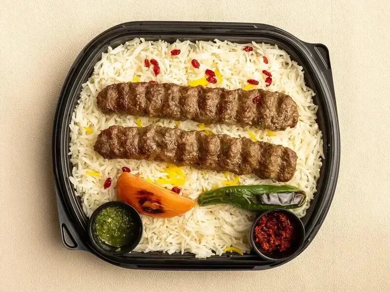 Irani Kebab with Rice